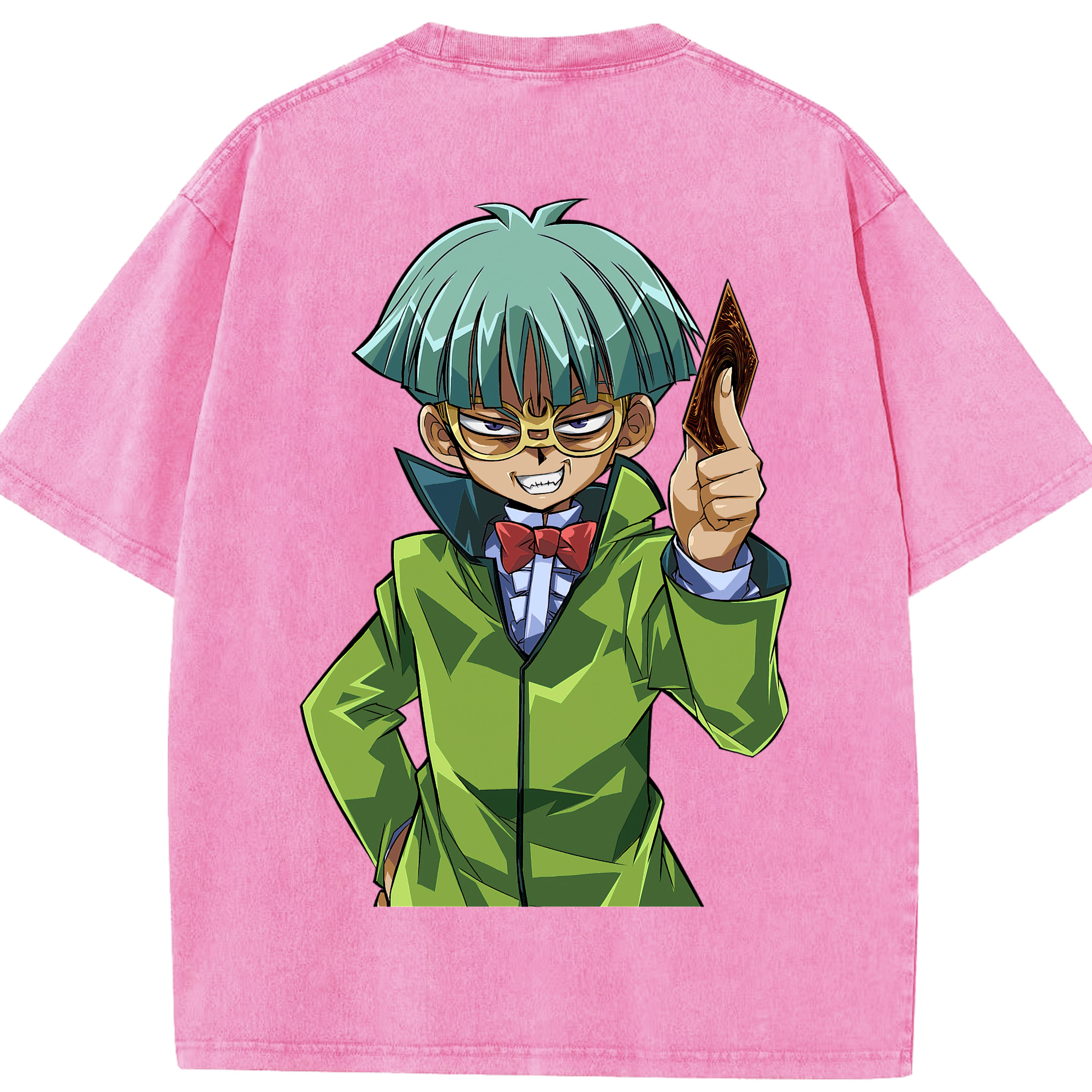 （画像用） 遊☆戯☆王 Yu-Gi-Oh! 綿100% ヴィンテージ風 半袖Tシャツ（背面プリント）